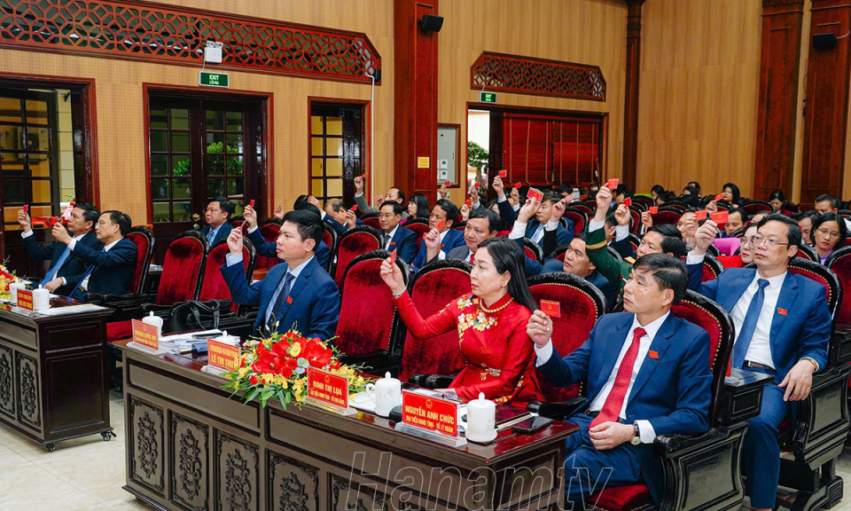 HĐND tỉnh Hà Nam tổ chức Kỳ họp cuối cùng trước khi sáp nhập tỉnh: Thông qua nhiều nghị quyết quan trọng